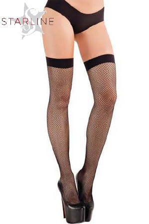 Starline Backseam Fishnet Thigh Highs SH010
