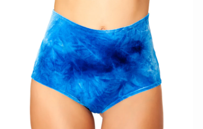 Velvet High-Waist Short - Green FF610