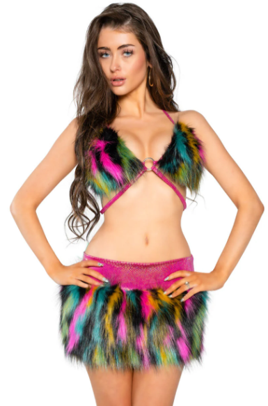 Faux Fur Skirt - JR225