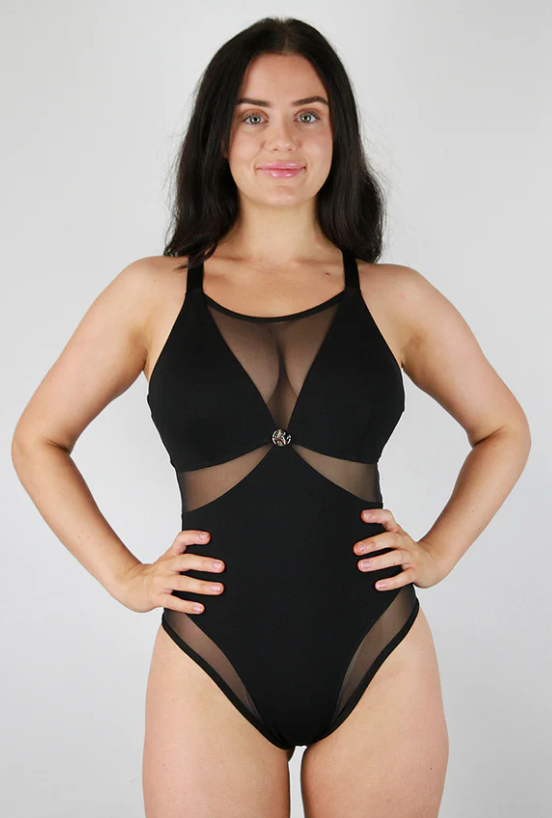 Rarr Maddox Mesh Bodysuit - Plum