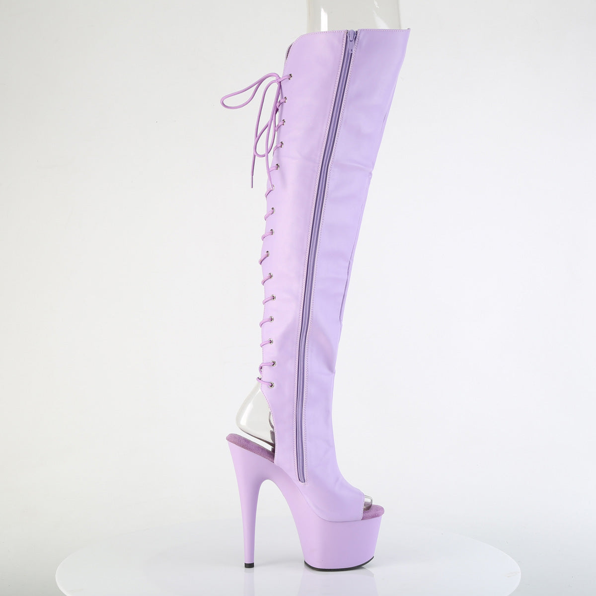 ADORE-3019 Lavender Faux Leather/Lavender Matte