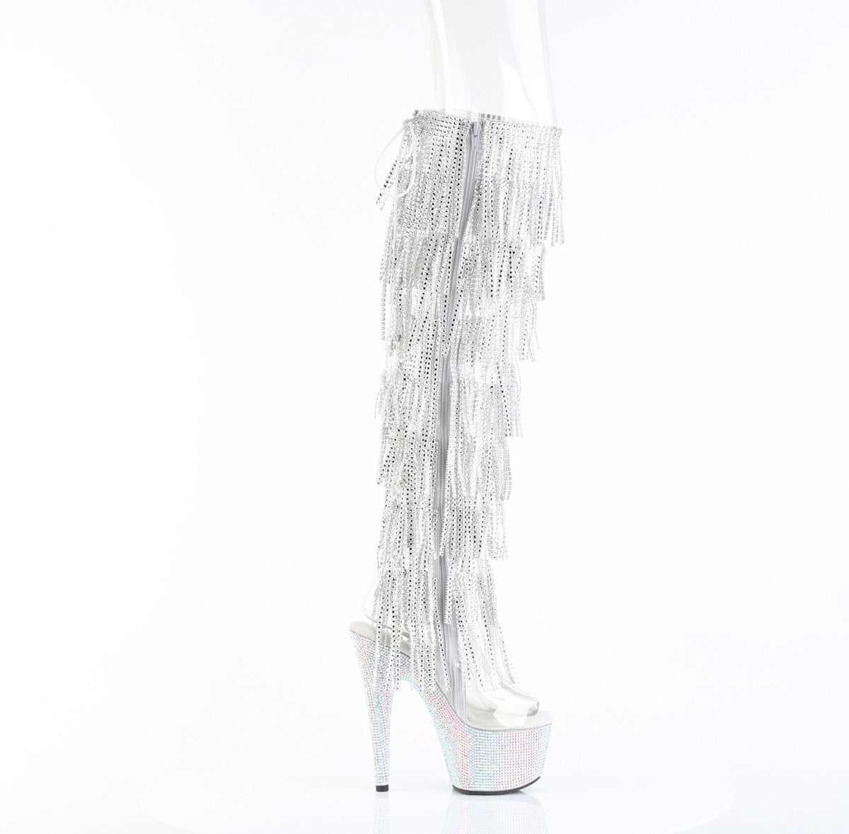 BEJEWELED-3019C-RSF- Clear/Silver AB RS