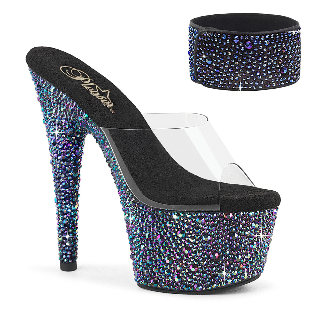 BEJEWELED-712MS Clear/Black Multi RS