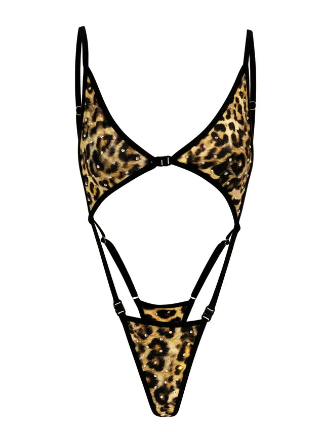 Leopard Clip One Piece