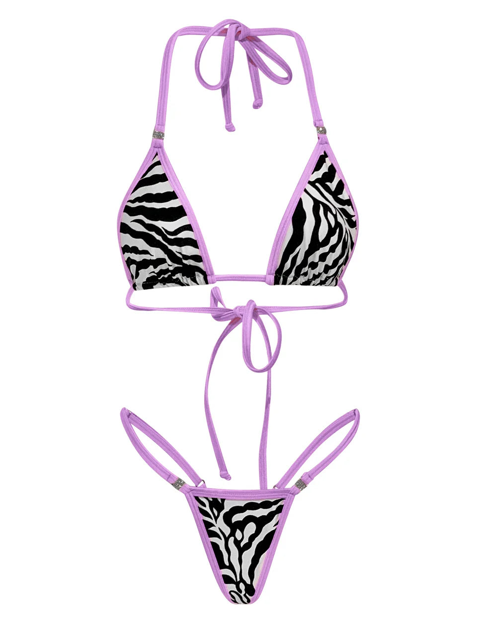 Lilac Zebra Bikini