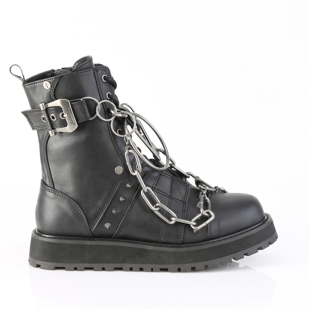 VALOR-204 Black Vegan Leather