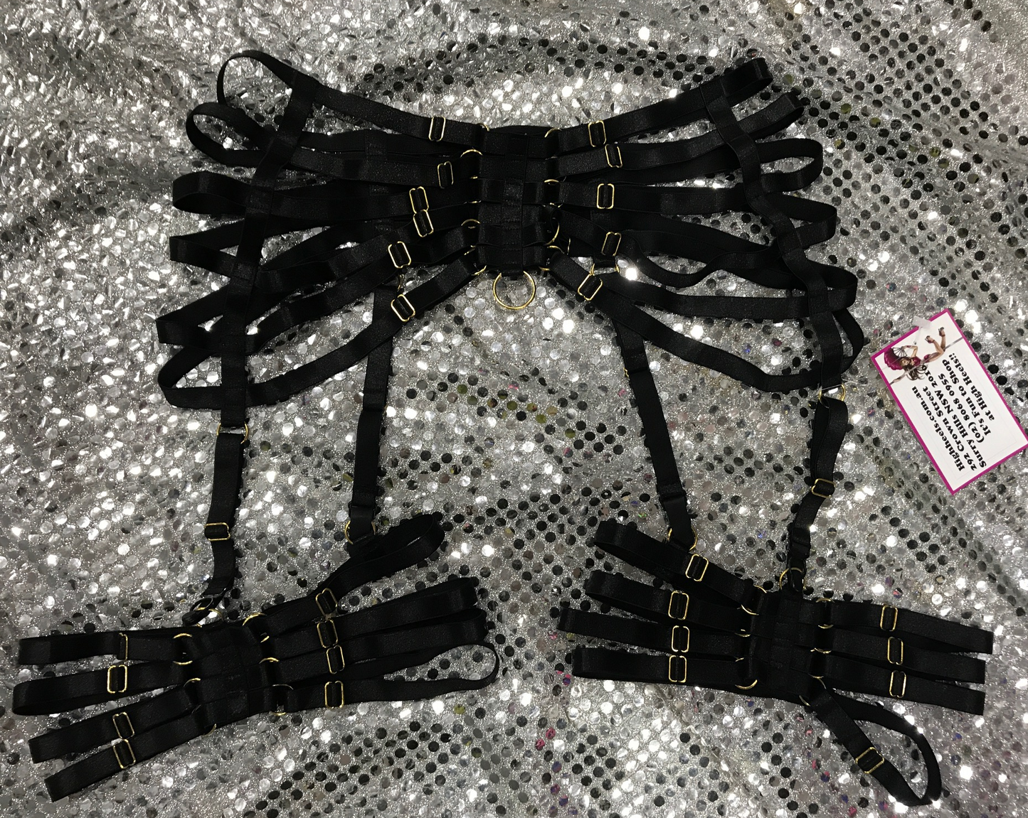 Luxe Strappy Suspender Belt