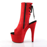 ADORE-1018FS  Red Faux Suede/Red Faux Suede