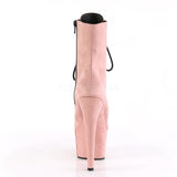 ADORE-1020FS  Baby Pink Faux Suede/Baby Pink Faux Suede