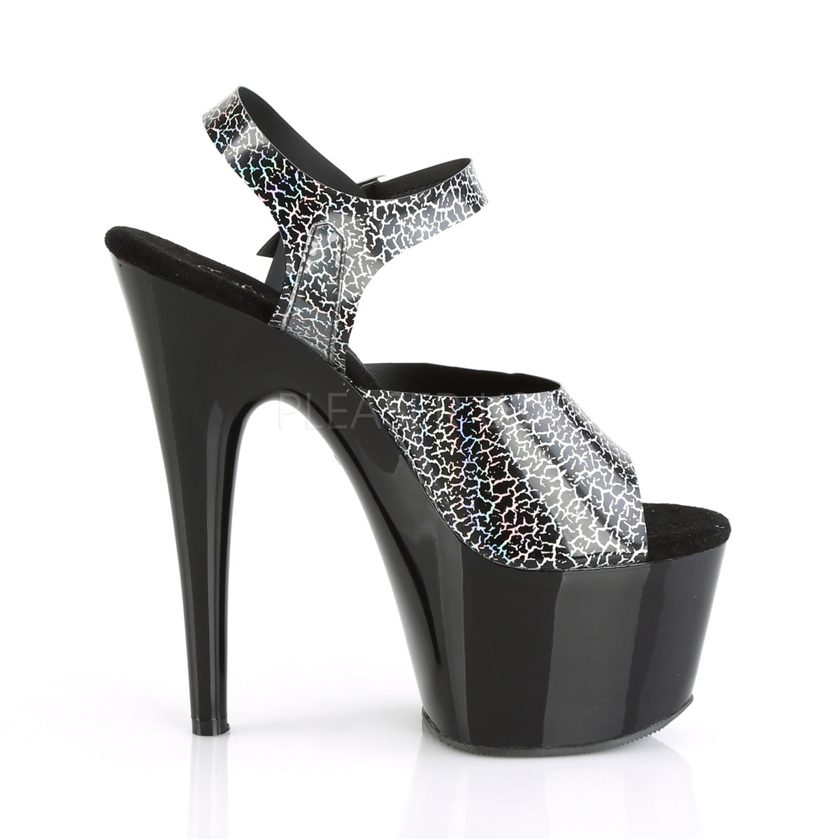 ADORE-708N-CK Black Cracker Hologram TPU/Black