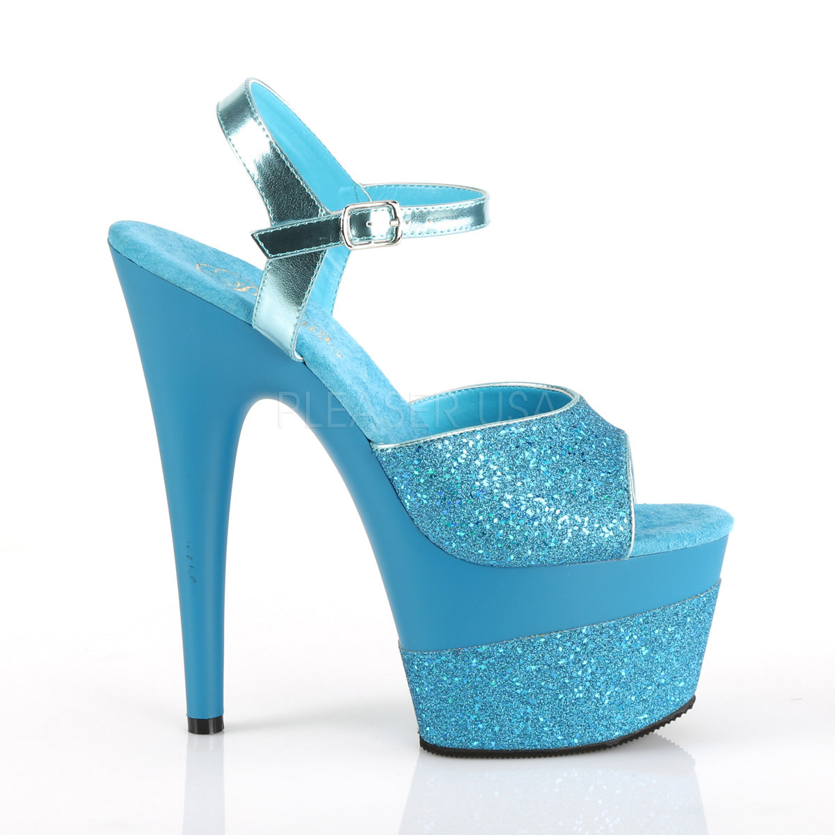 ADORE-709-2G Aqua Multi Glitter/Aqua Multi Glitter