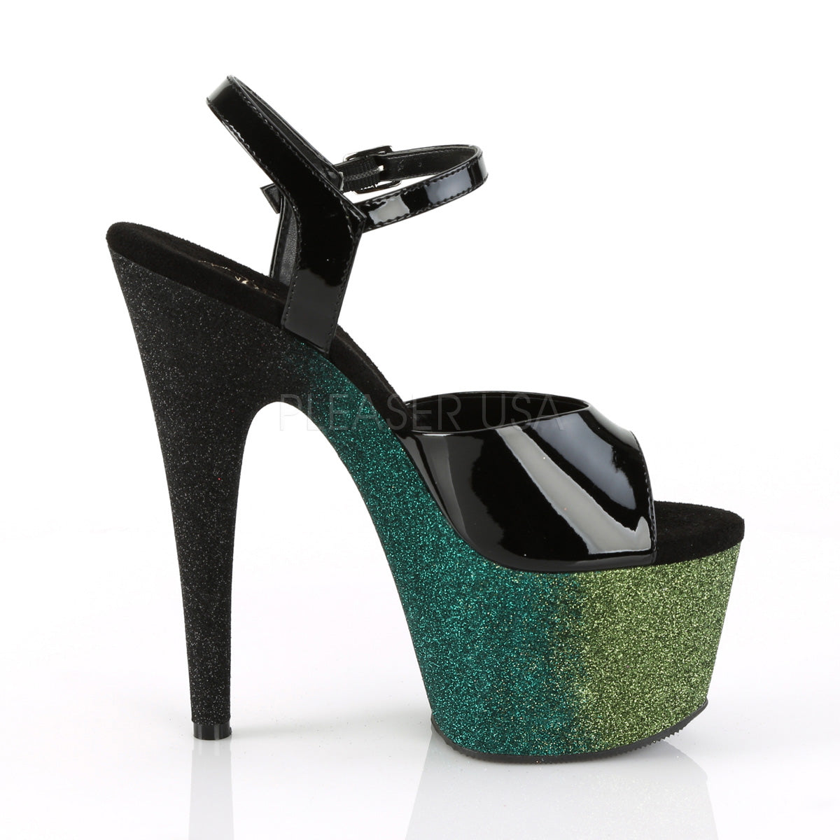 ADORE-709OMBRE Black/Emerald-Black Ombre