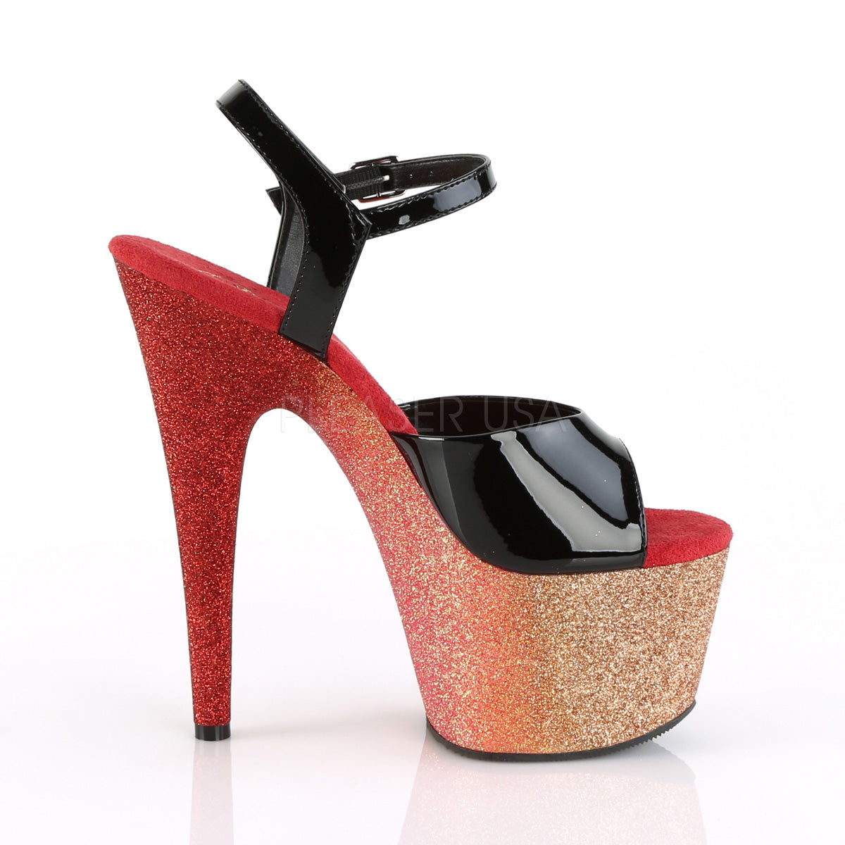 ADORE-709OMBRE Black/Rose Gold-Red Ombre