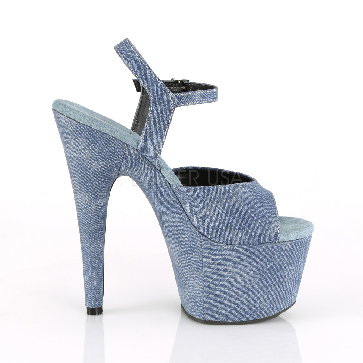 ADORE-709WR Denim Faux Leather/Denim Faux Leather