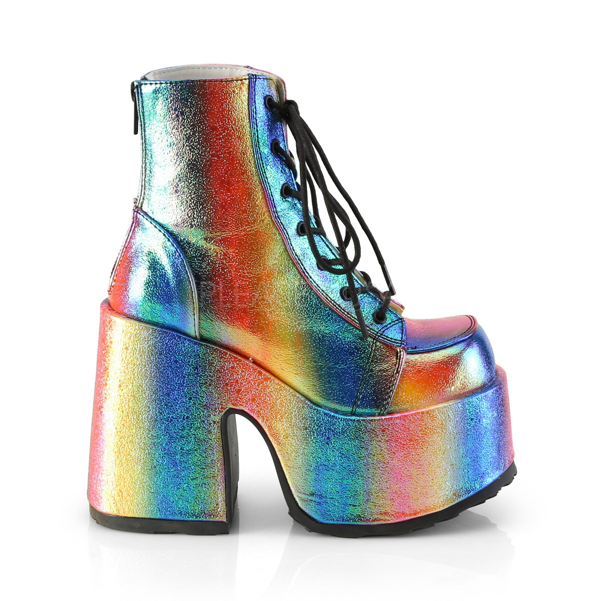 CAMEL-203 Rainbow Iridescent Vegan Leather
