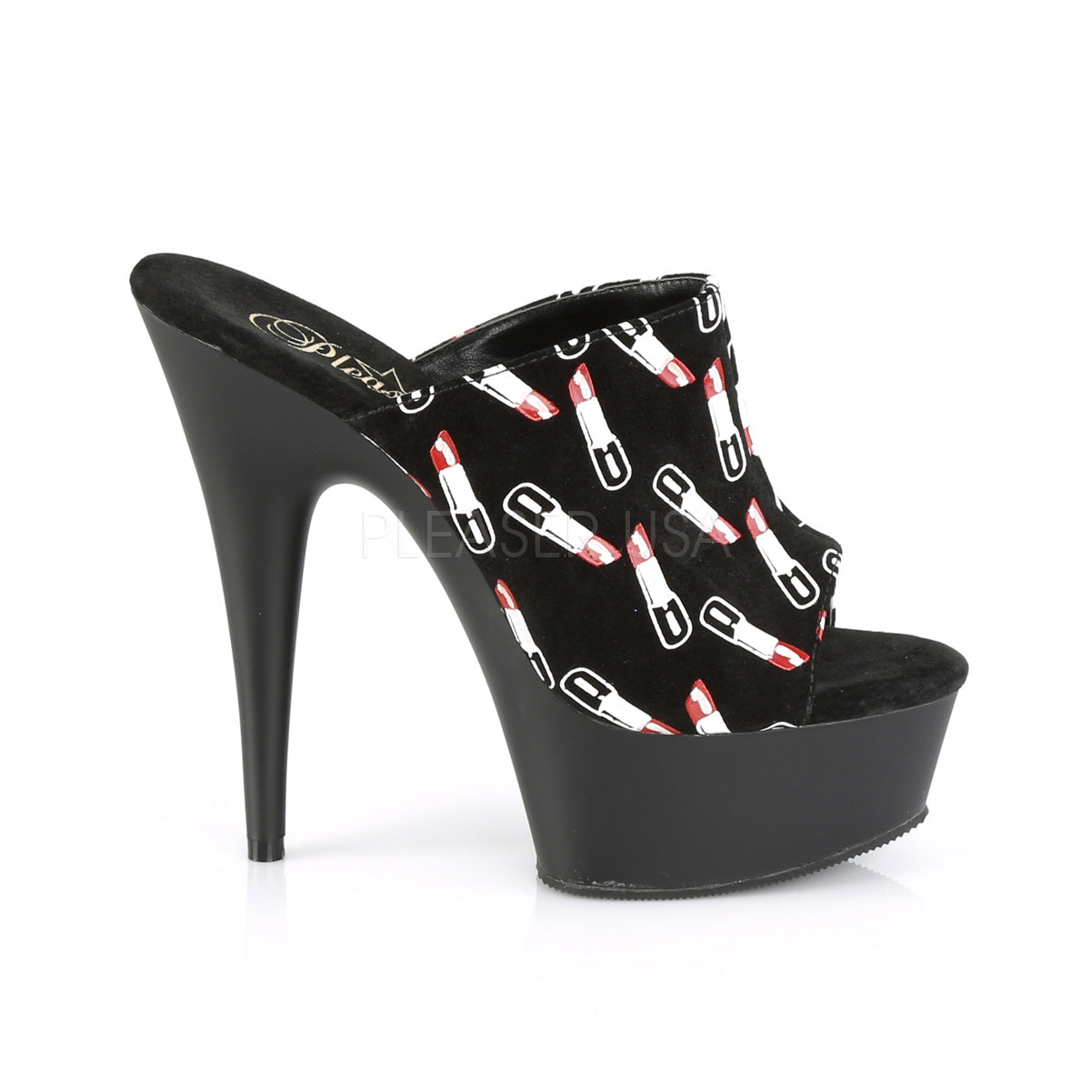 DELIGHT-601-7 Black Suede/Black Matte