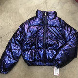 High Shine PVC Puffer Jacket