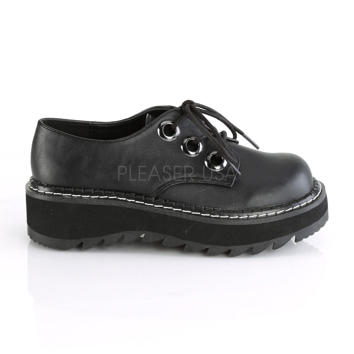 LILITH-99 Black Vegan Leather