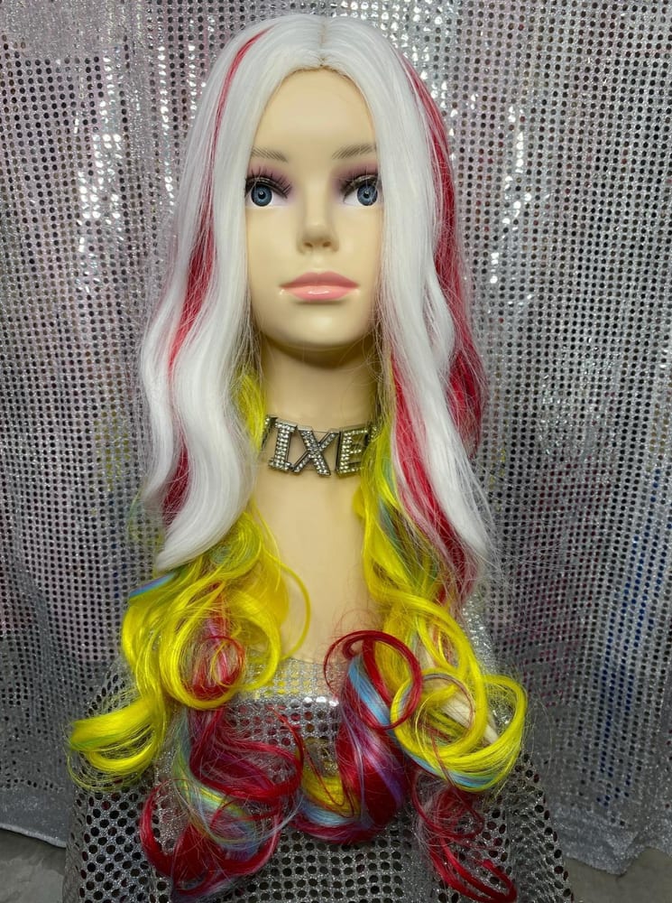 Multi-Coloured Rainbow Wig!