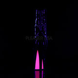SKY-1020TT  Black Patent/Black-Neon Hot Pink