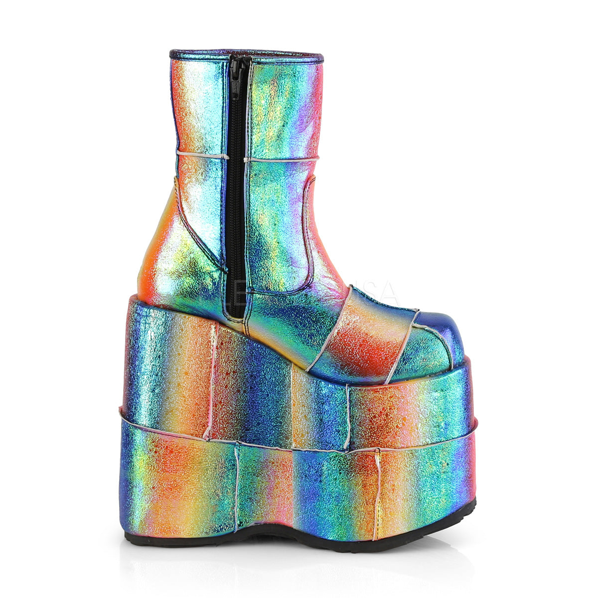 STACK-201 Rainbow Iridescent Vegan Leather