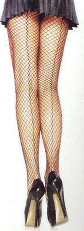 Leg Avenue Spandex Industrial Net Backseam Pantyhose 9076