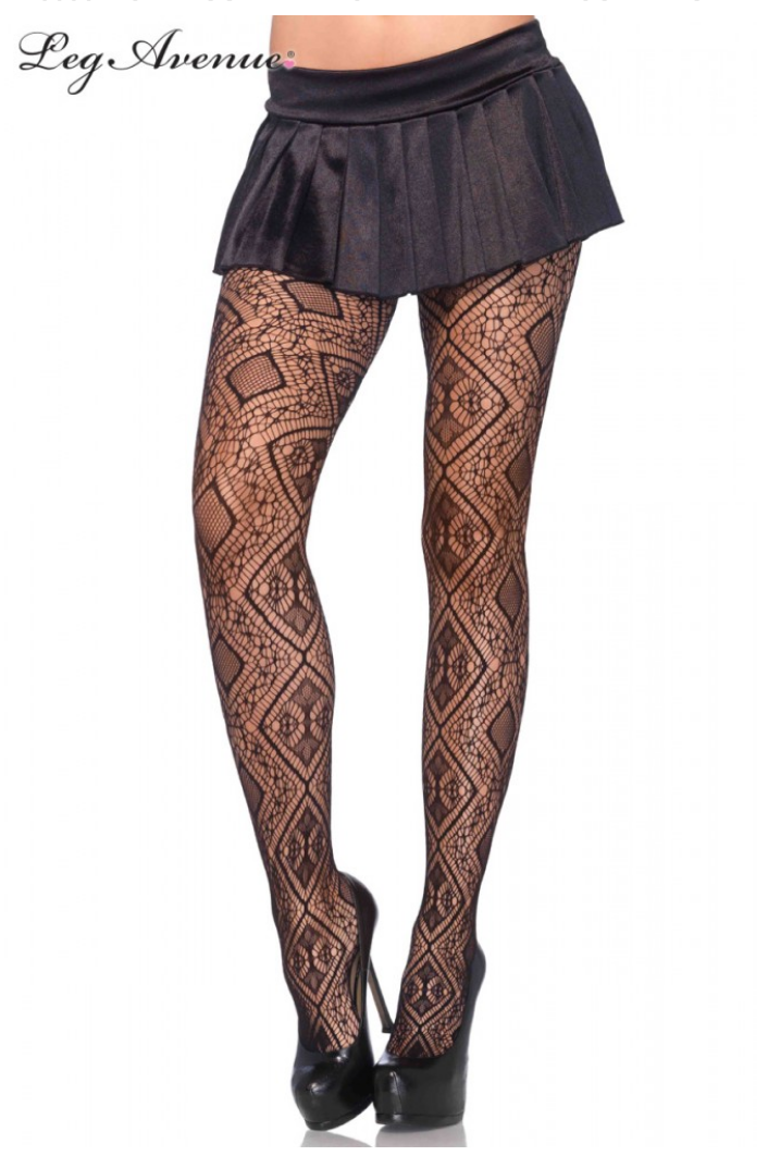 Leg Avenue Moroccan Diamond Net Pantyhose 9990
