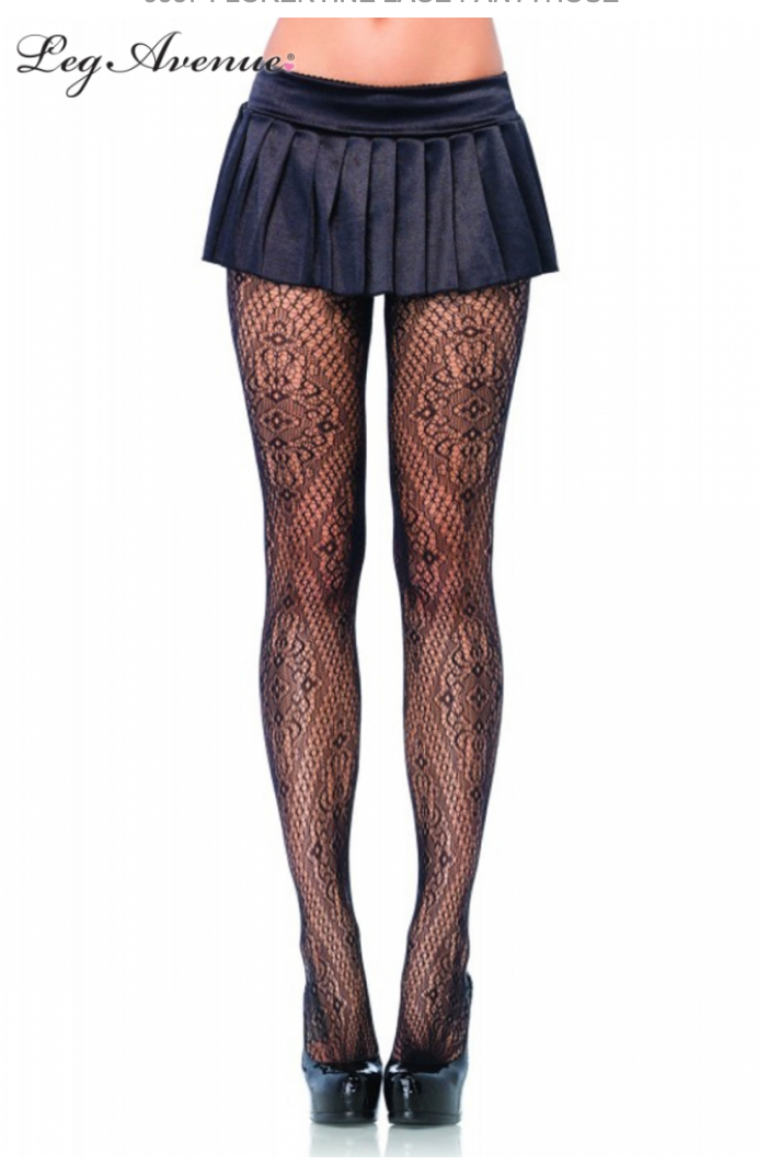 Leg Avenue Florentine Lace Pantyhose 9957