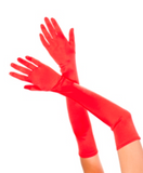 Music Legs Satin Opera Length Gloves ML452