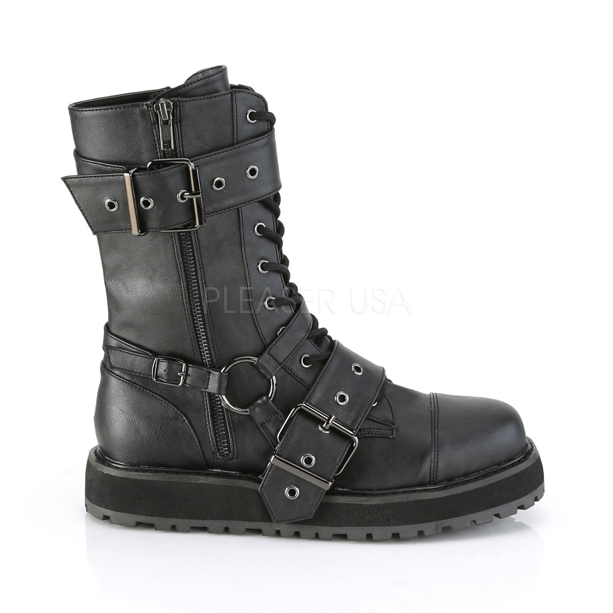 VALOR-220 Black Vegan Leather