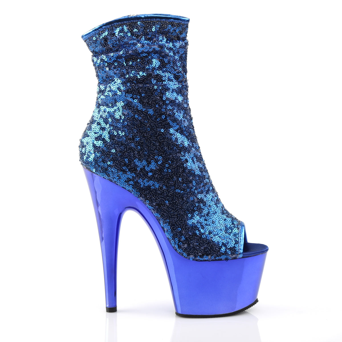 ADORE-1008SQ Blue Sequins/Blue Chrome