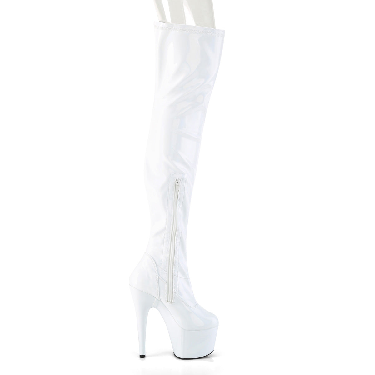 ADORE-3000HWR White Stretch Holographic/White Holographic