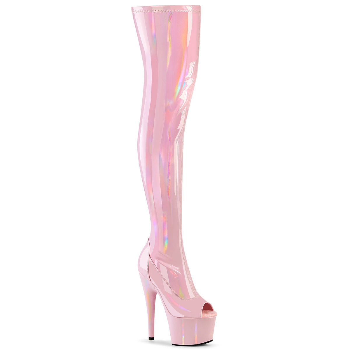 ADORE-3011HWR Baby Pink Stretch Holo/Baby Pink