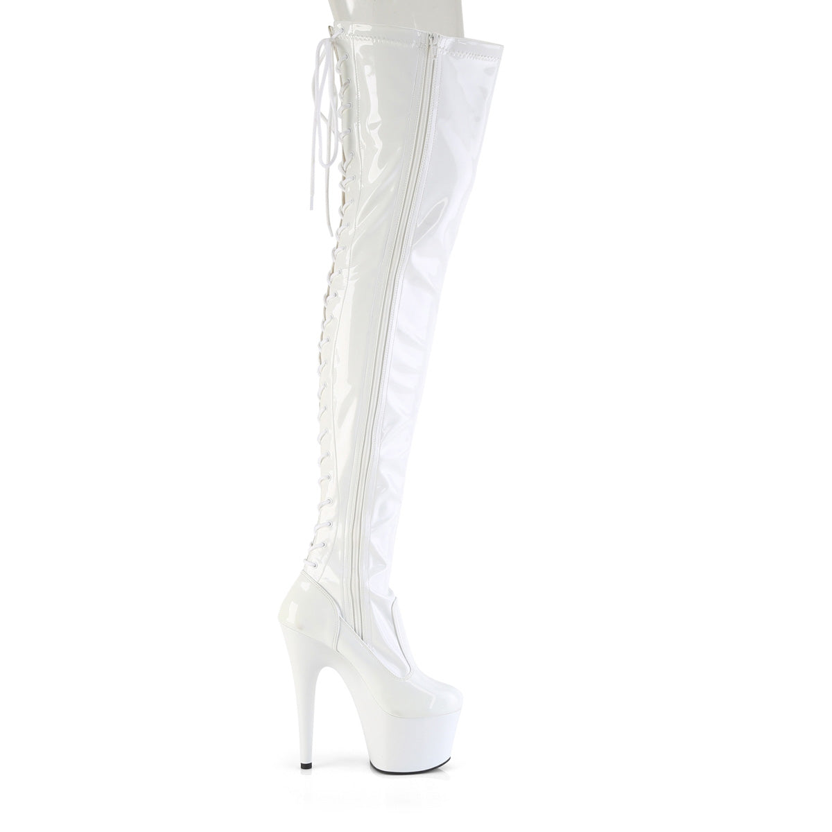 ADORE-3850 White Stretch Patent/White