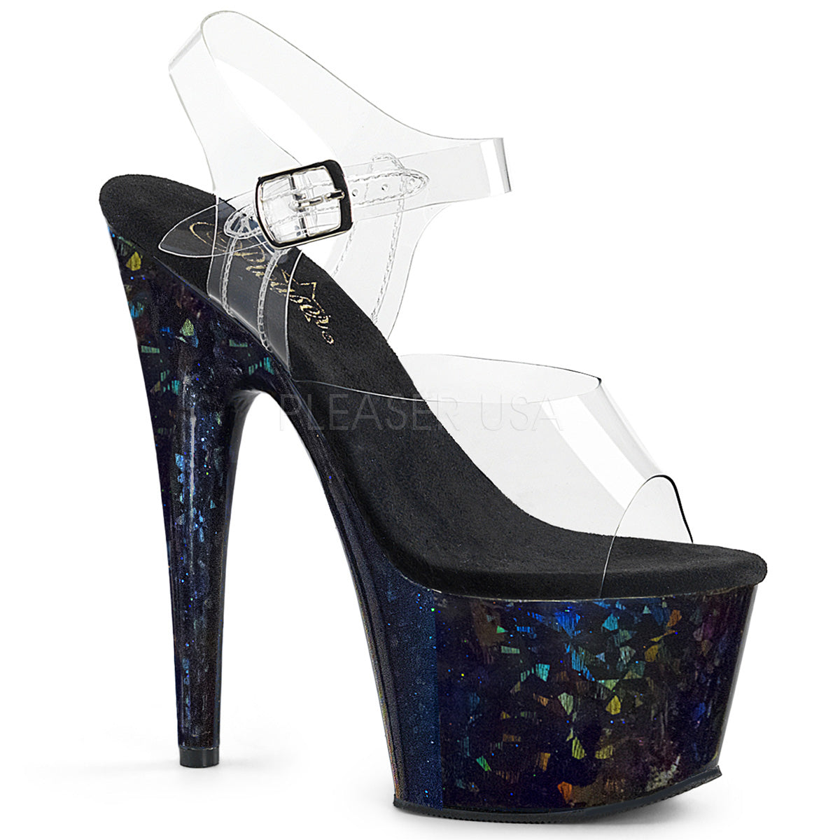 ADORE-708HSP Clear/Midnight Blue Hologram
