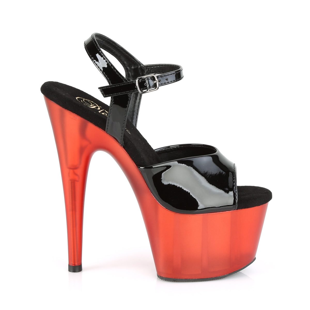 ADORE-709T Black Patent/Frosted Red
