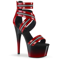 ADORE-766  Red Patent/Black-Red
