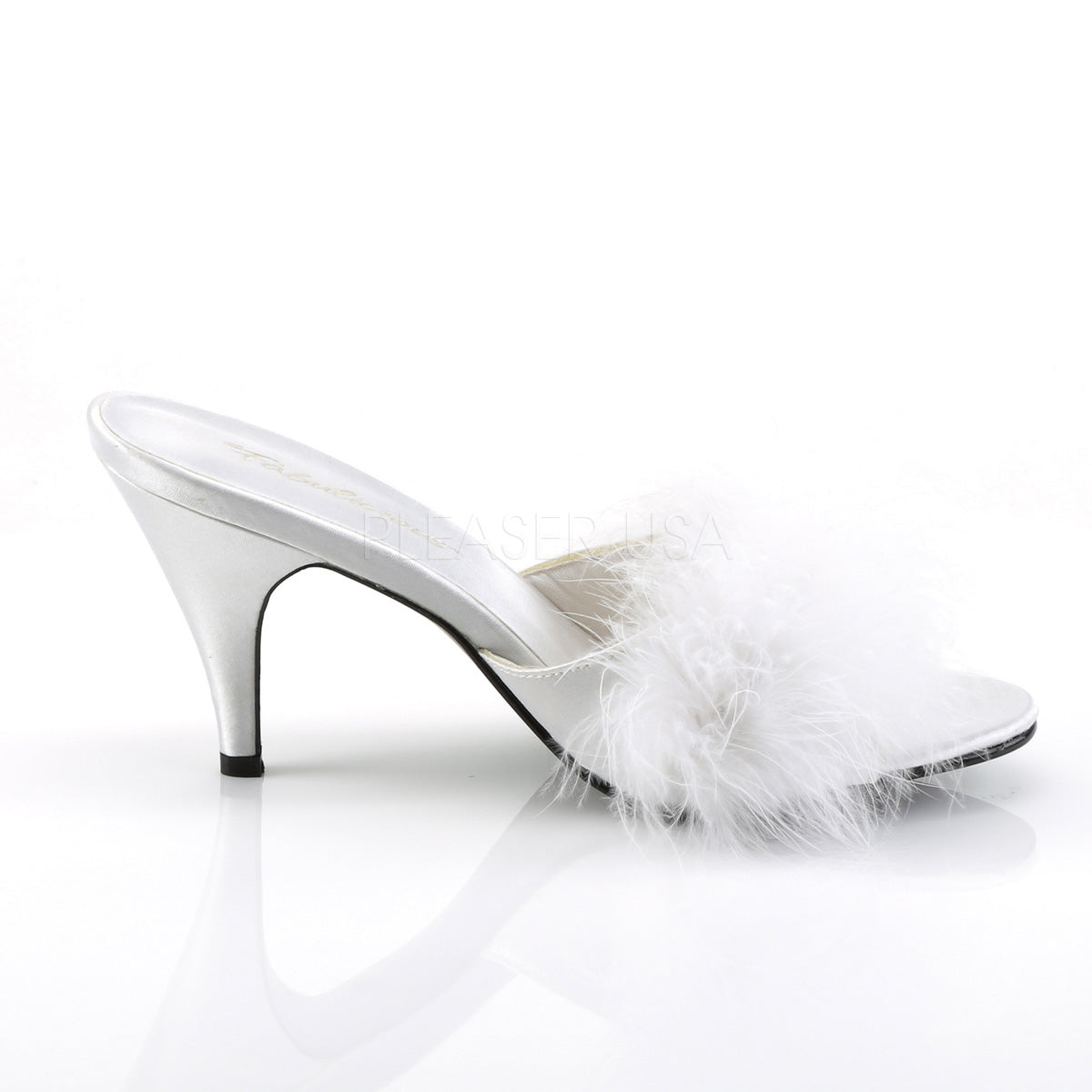 AMOUR-03 White Satin-Fur