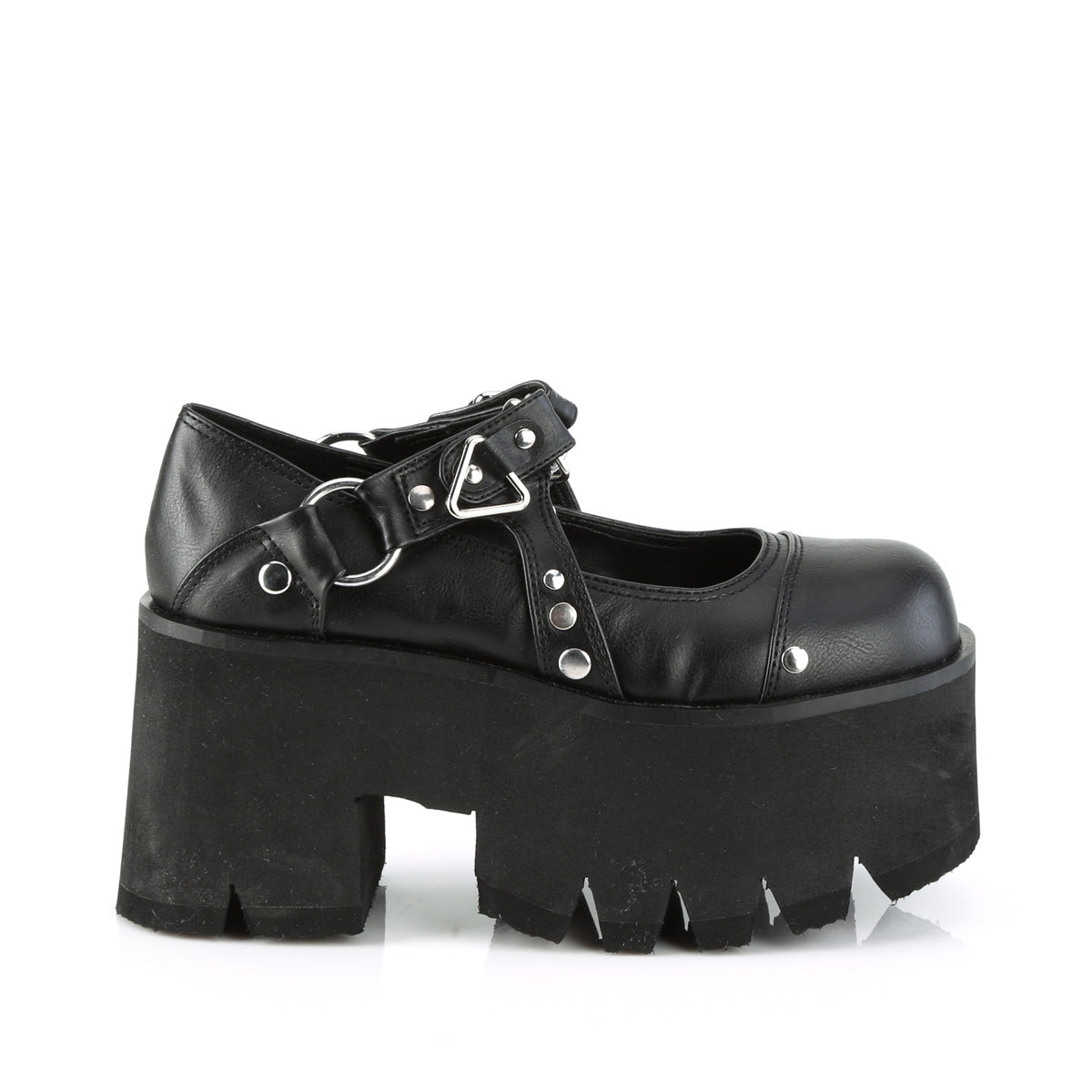 ASHES-33 Black Vegan Leather