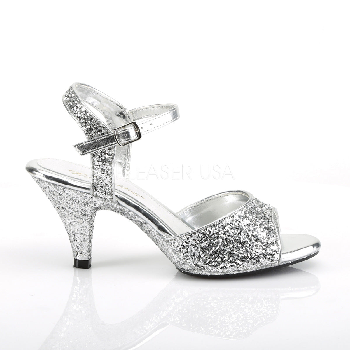 BELLE-309G Silver Glitter/Silver Glitter