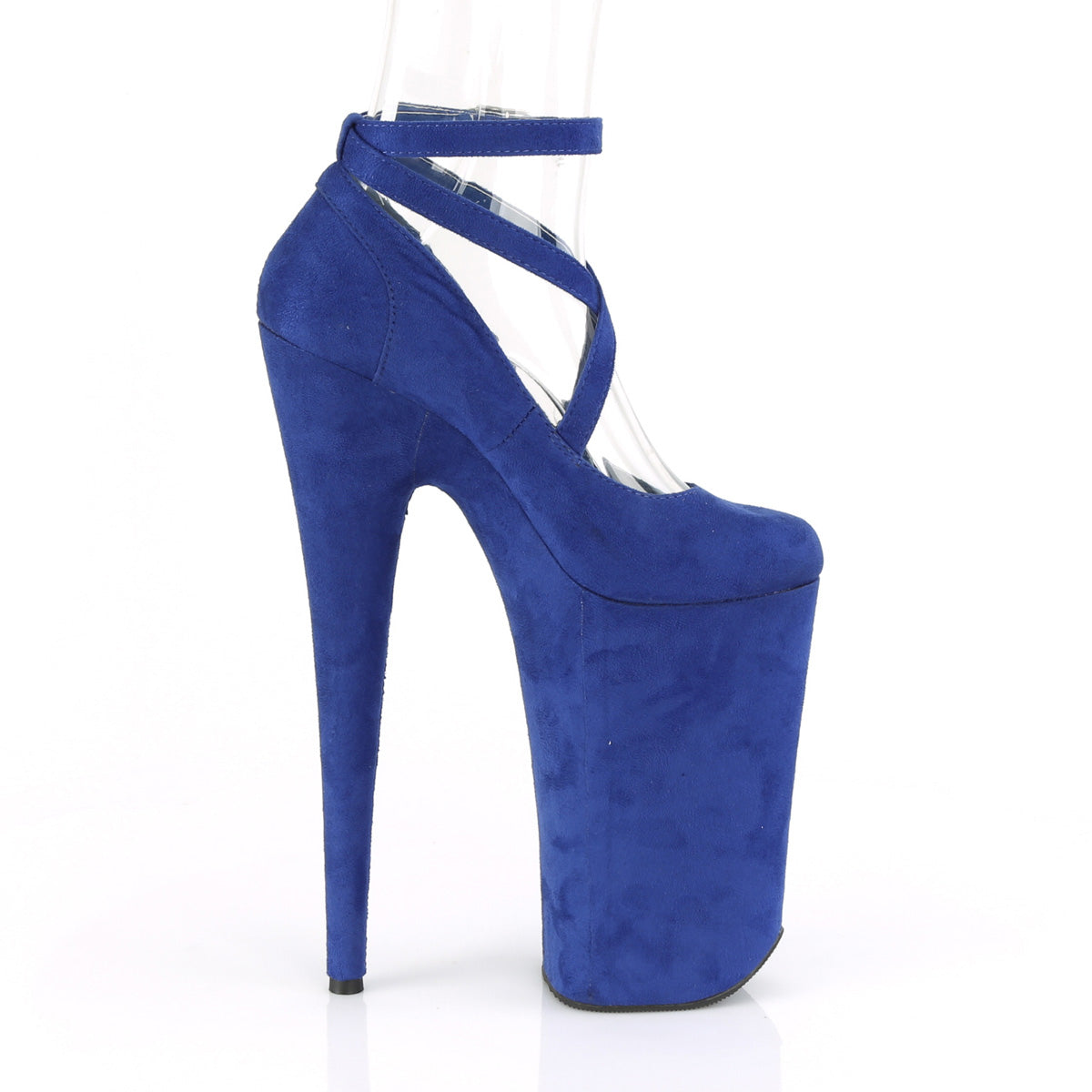 BEYOND-087FS Royal Blue Faux Suede/Royal Blue Faux Suede