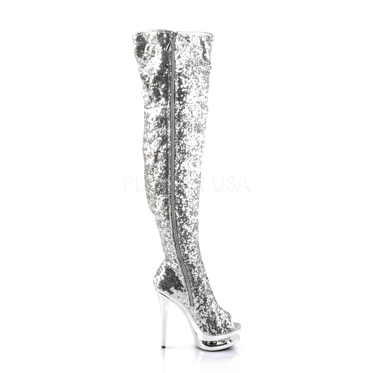 BLONDIE-R-3011 Silver Sequins/Silver Chrome