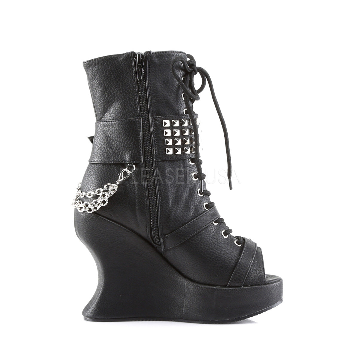 BRAVO-89 Black Vegan Leather