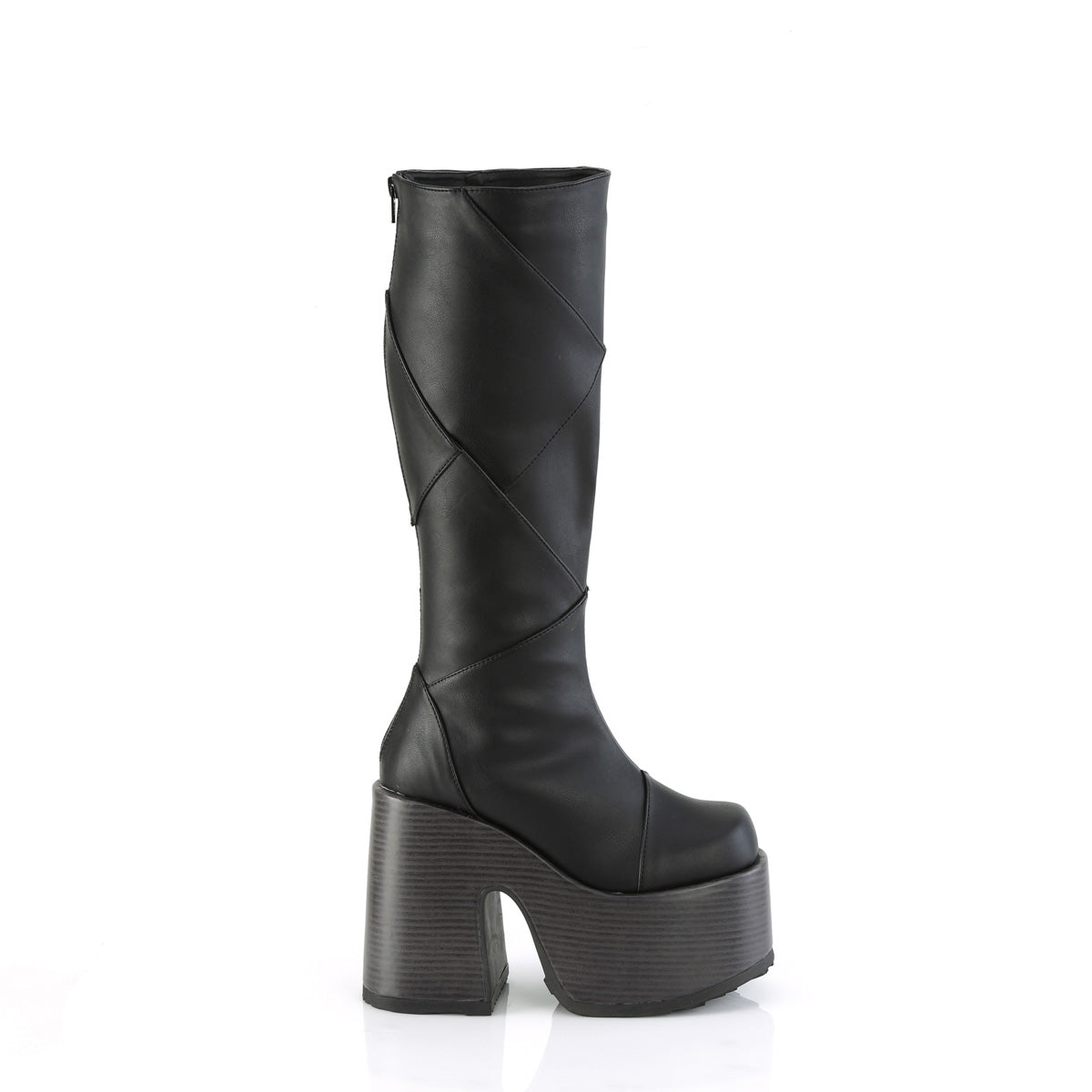 CAMEL-280 Black Vegan Leather