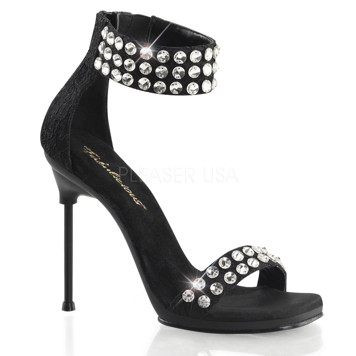 CHIC-41 Black Satin-Lace/Black Matte