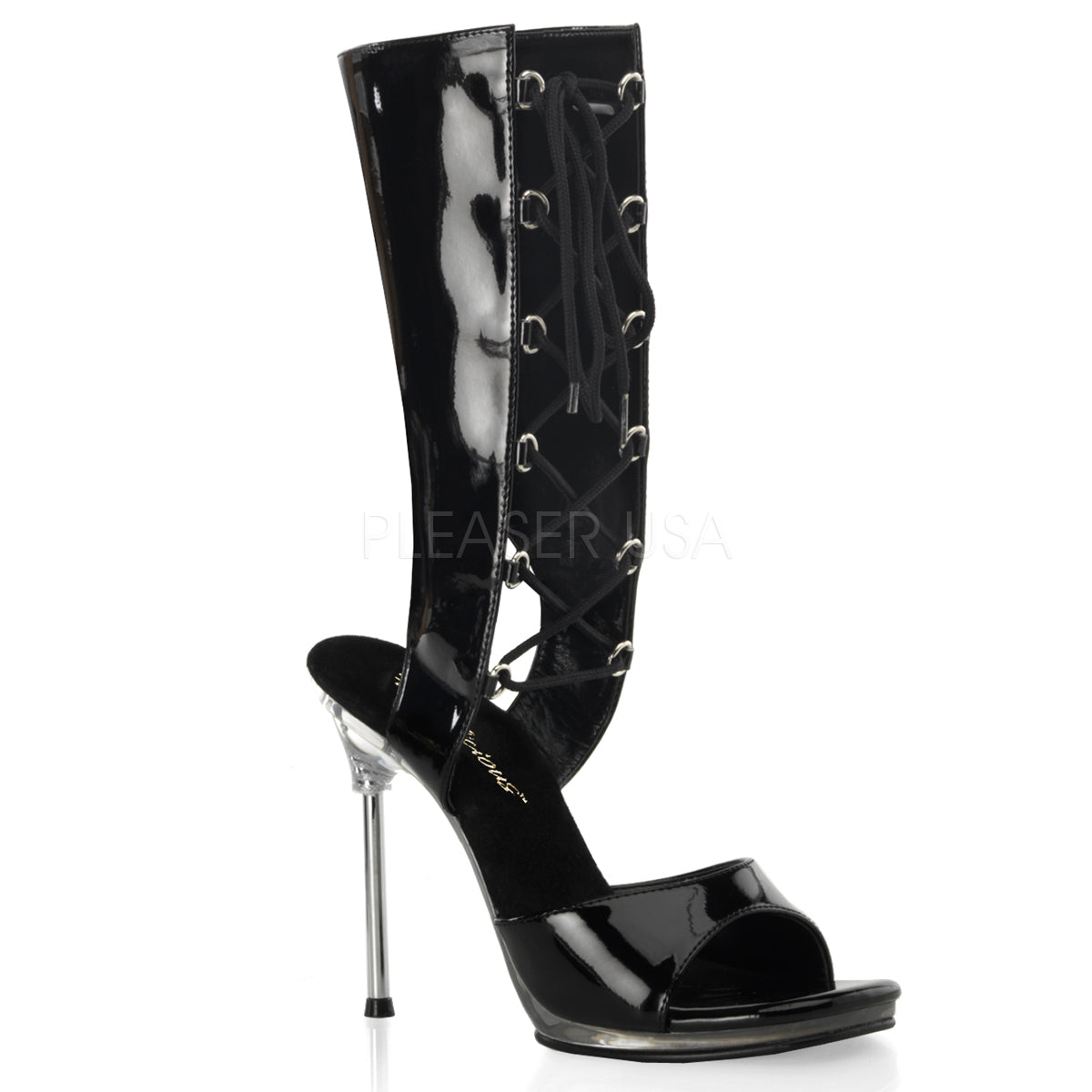 CHIC-65 Black Patent/Clear