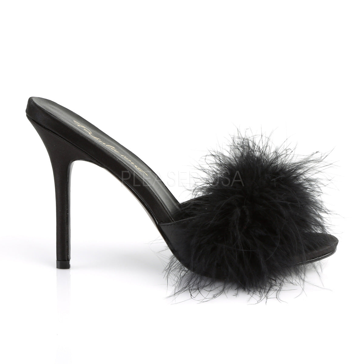 CLASSIQUE-01F Black Pu-Fur