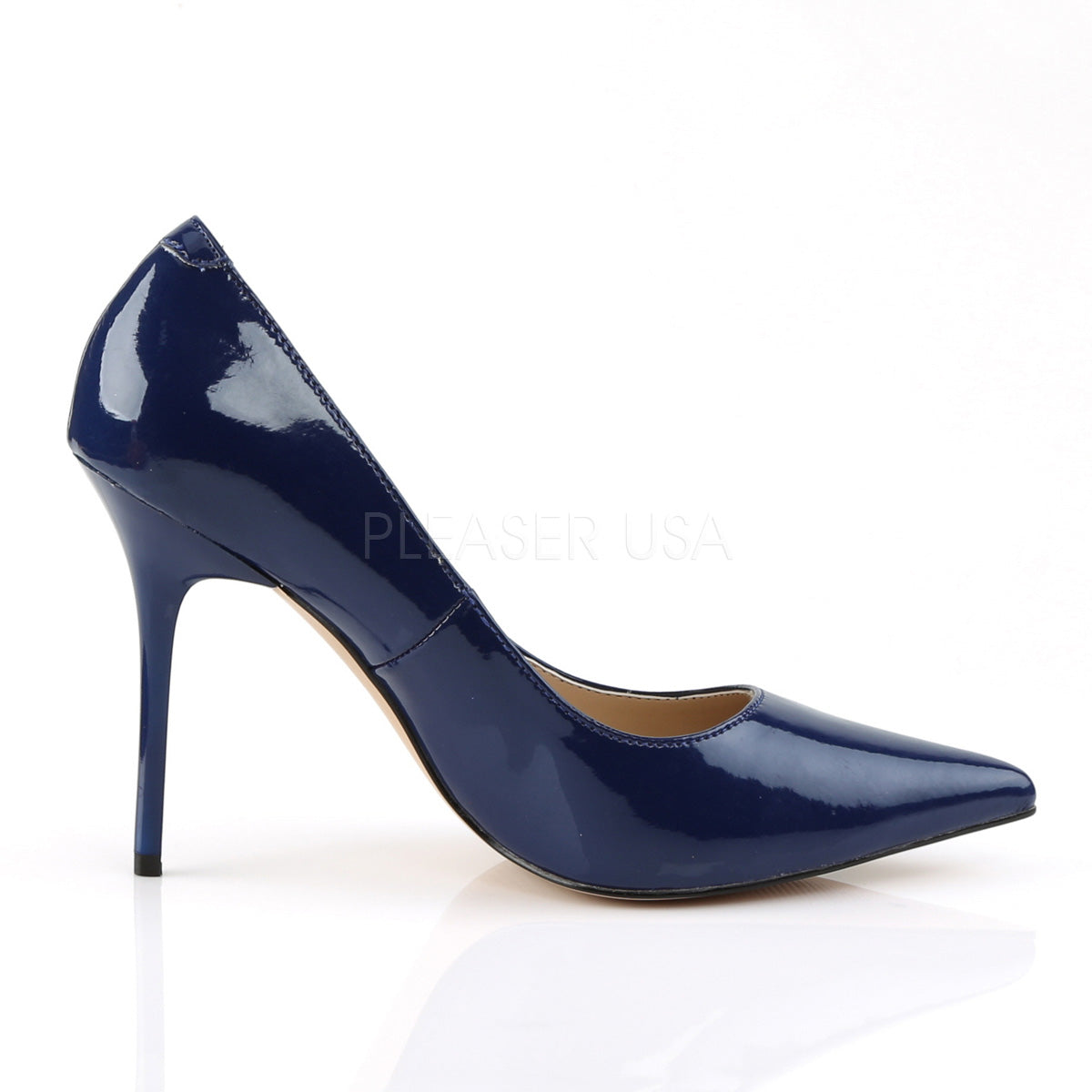 CLASSIQUE-20 Navy Blue Patent