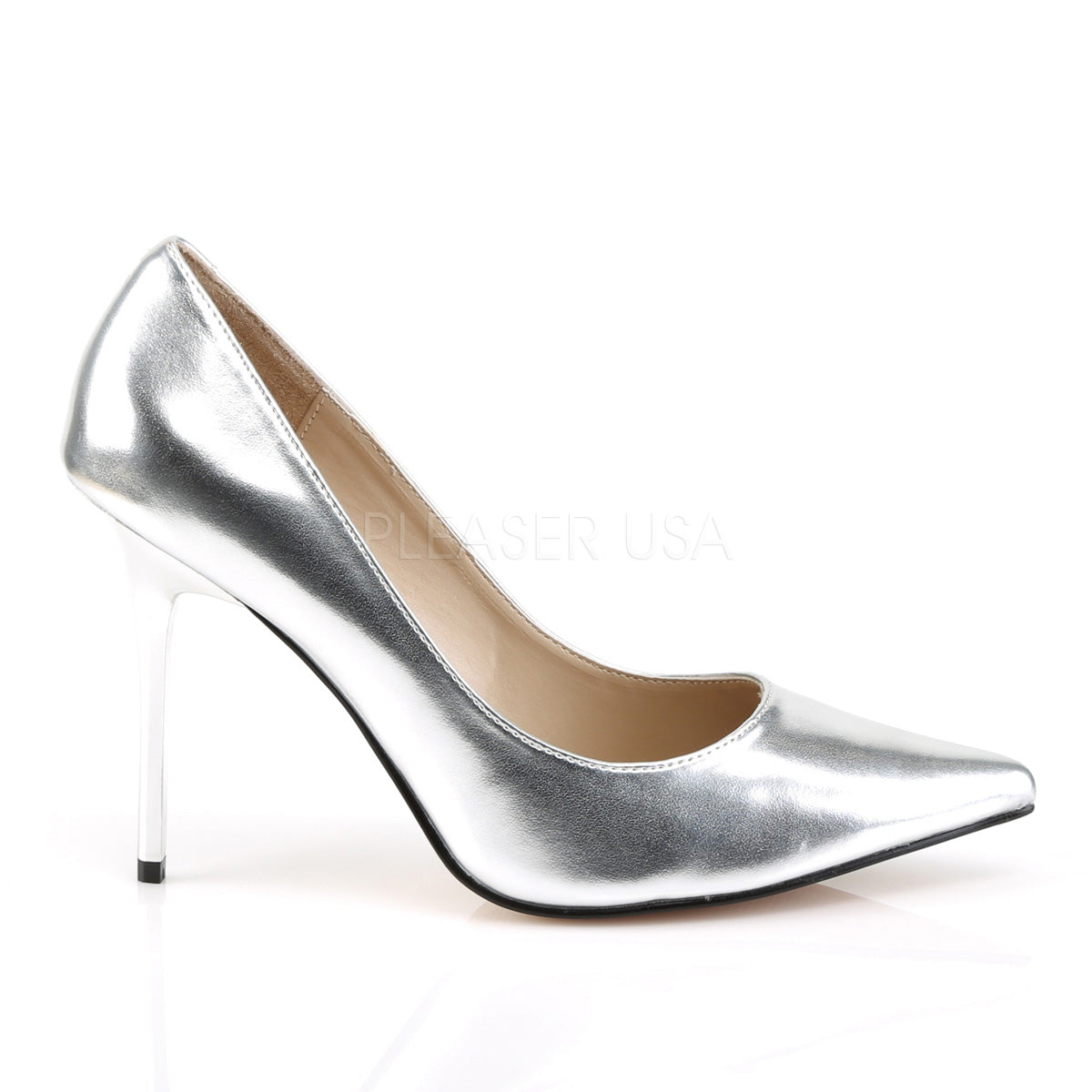 CLASSIQUE-20 Silver Metallic Pu