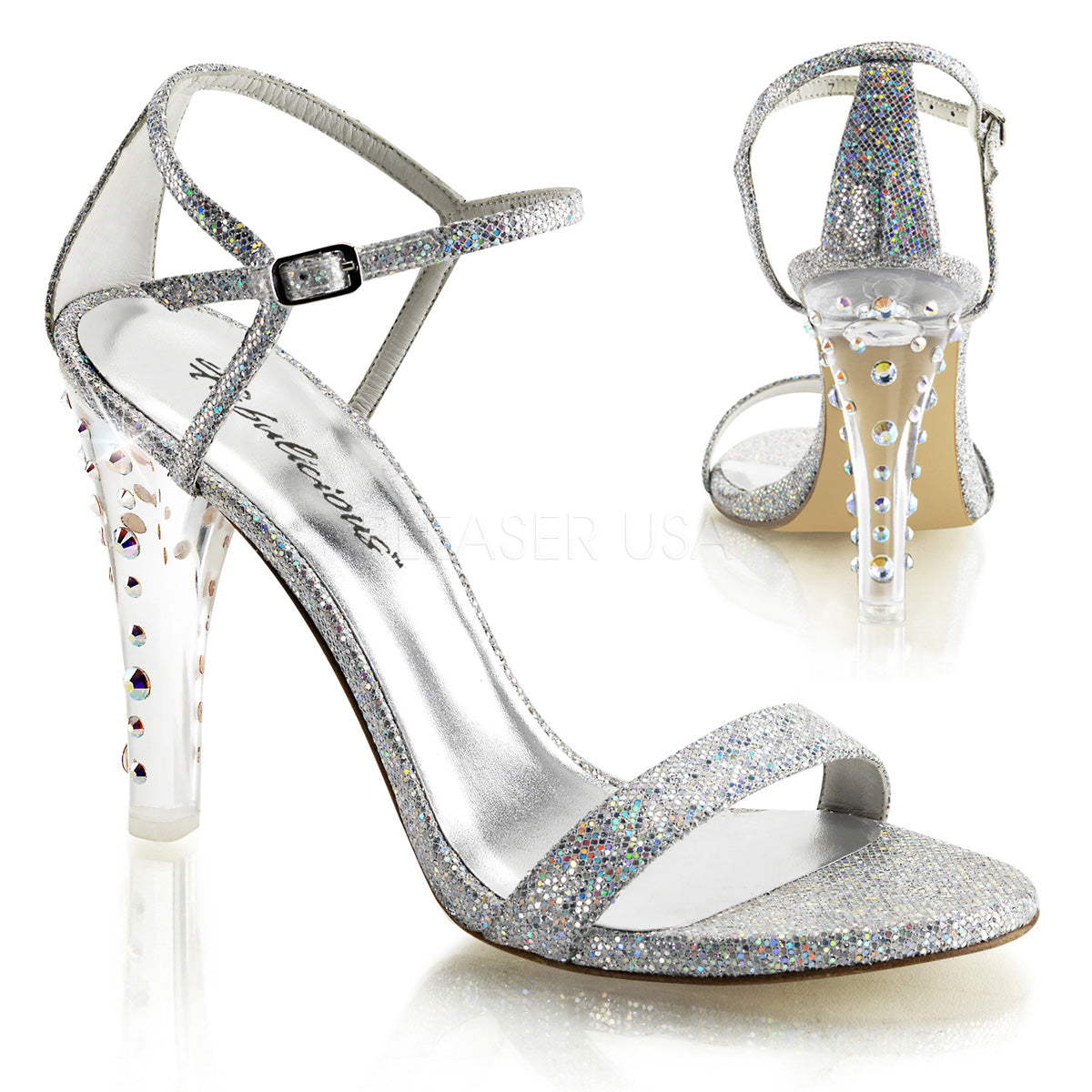 CLEARLY-425 Silver Multi Glitter
